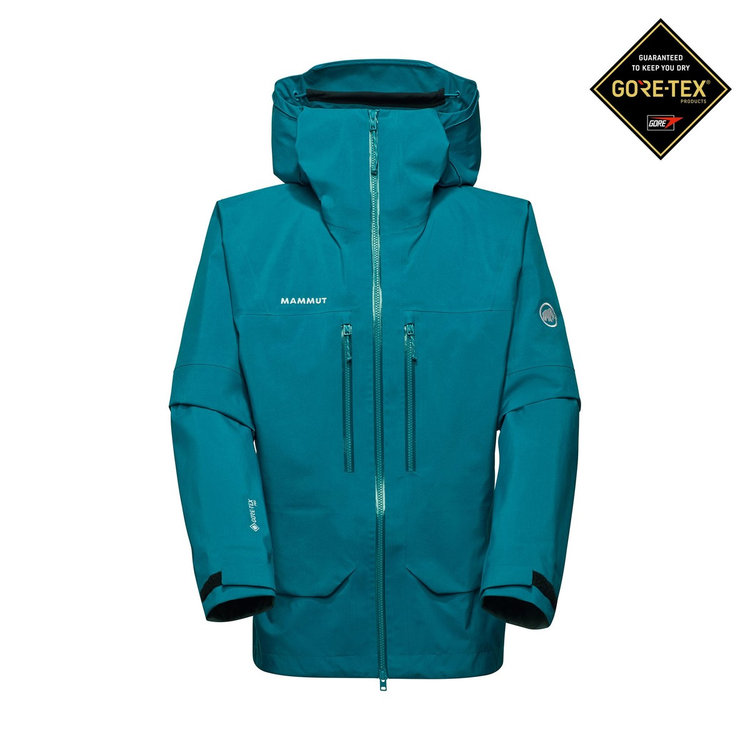 クレーター プロ ハードシェル フーデッド ジャケット アジアンフィット deep teal