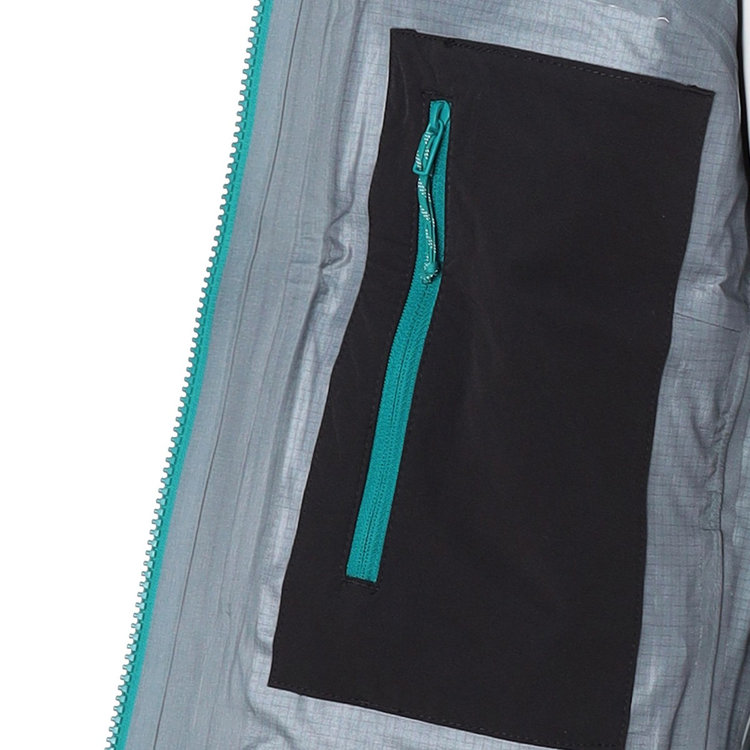 クレーター プロ ハードシェル フーデッド ジャケット アジアンフィット deep teal