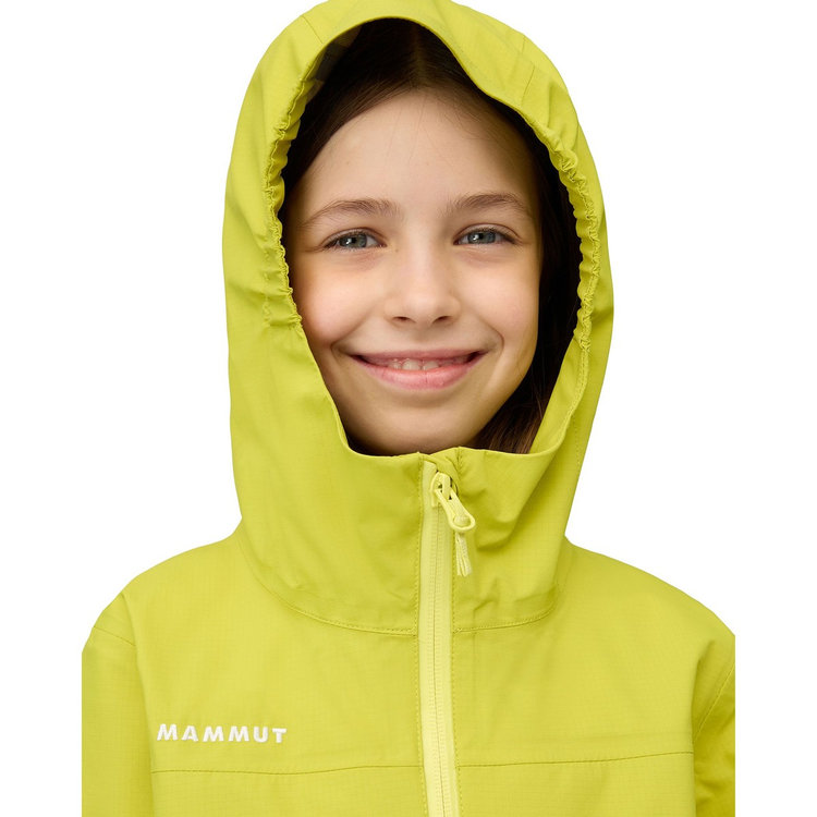 タイス ハードシェル フーデッド ジャケット キッズ acacia