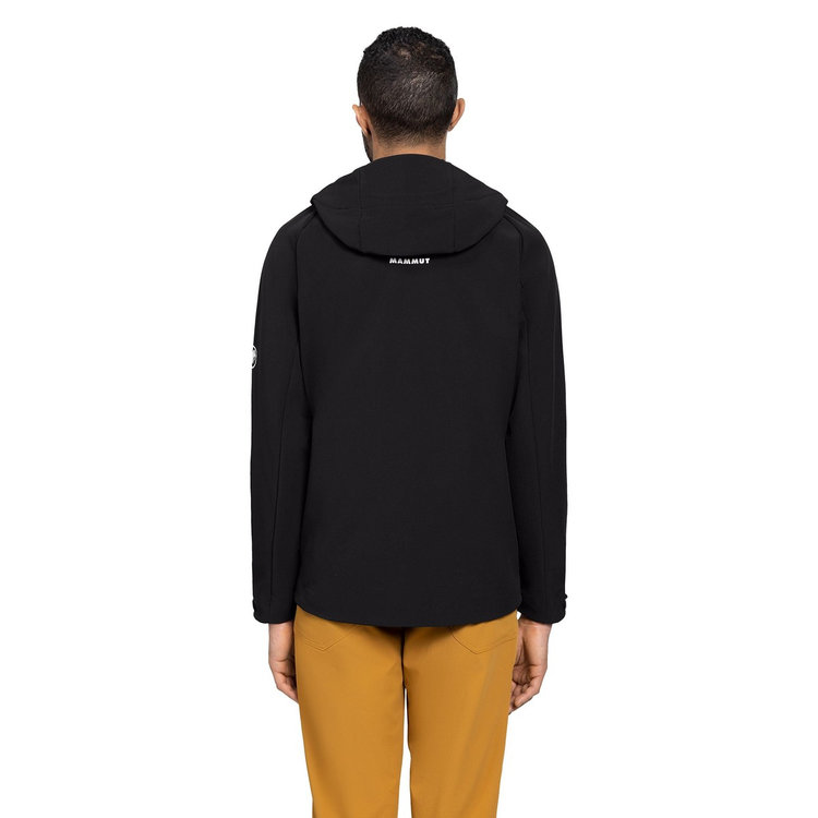 ウィンターフィールド ソフトシェル フーデッド ジャケット アジアンフィット black