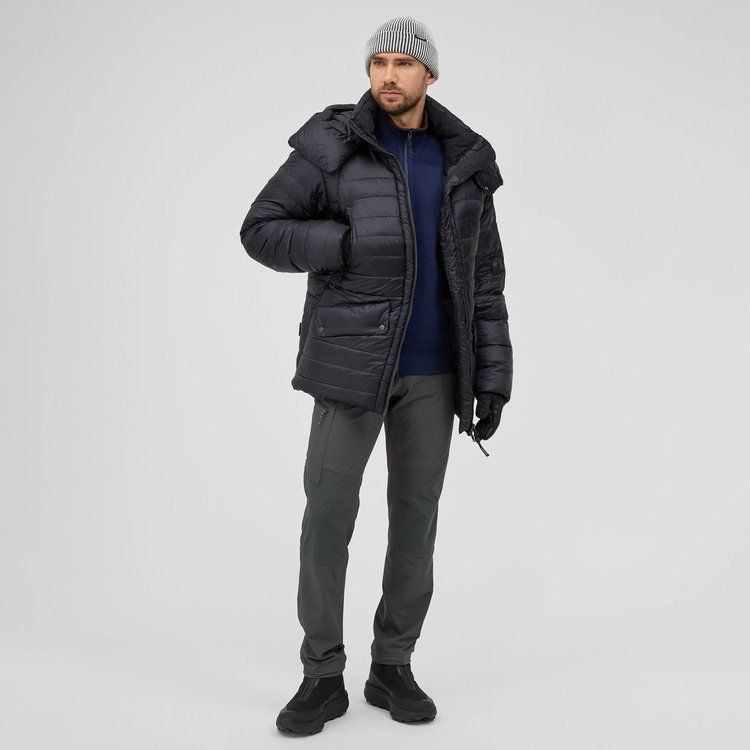 アルプス インサレーション フーデッド ジャケット アジアンフィット black