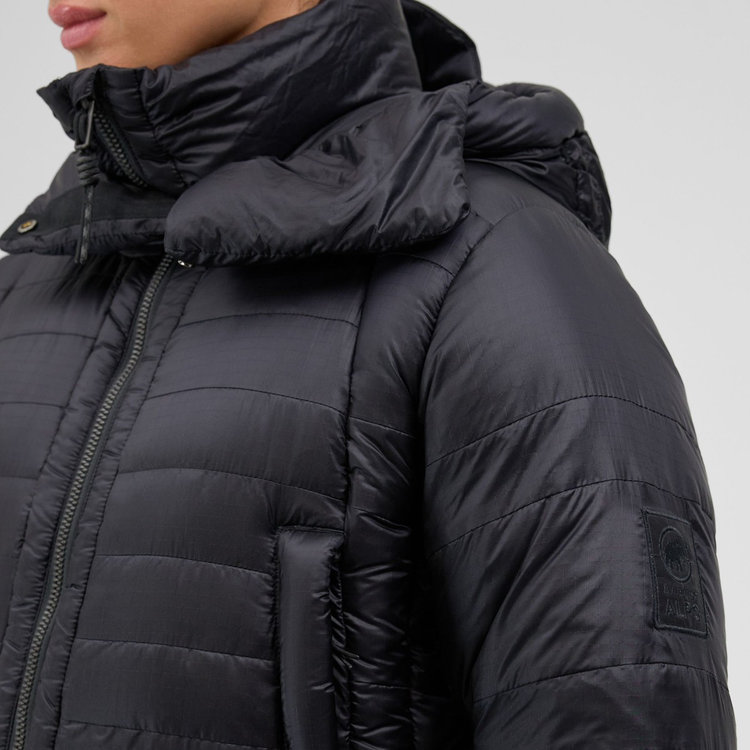 アルプス インサレーション フーデッド パーカー アジアンフィット black