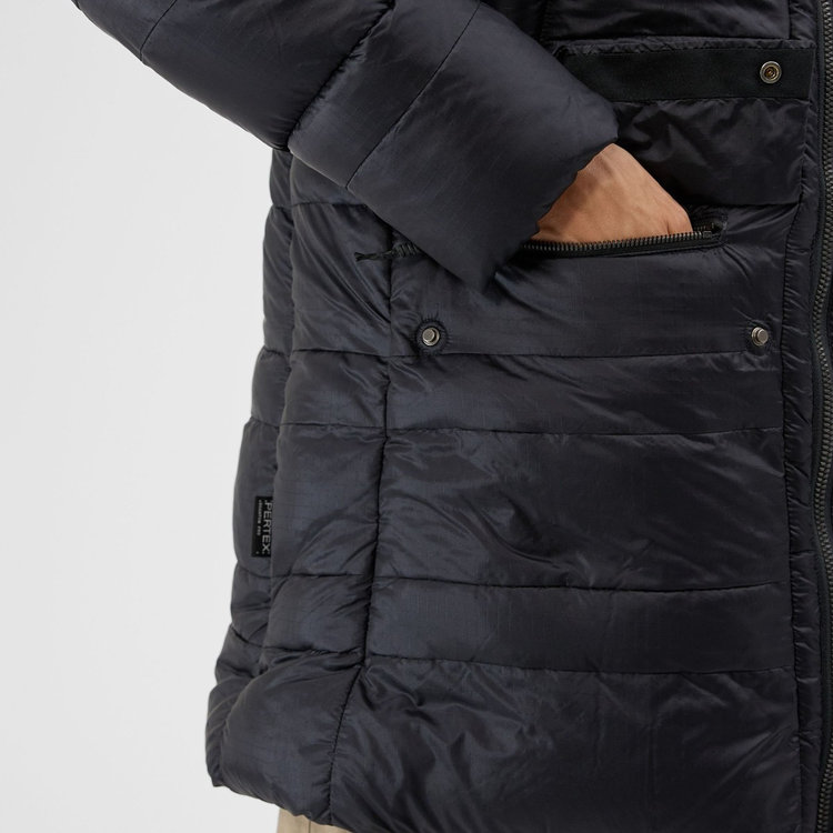 アルプス インサレーション フーデッド パーカー アジアンフィット black