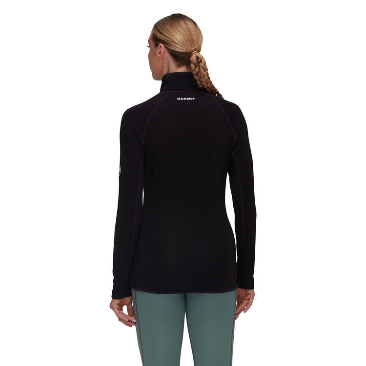 エナジー ライト ミッドレイヤー ハーフ ジップ プル アジアンフィット black