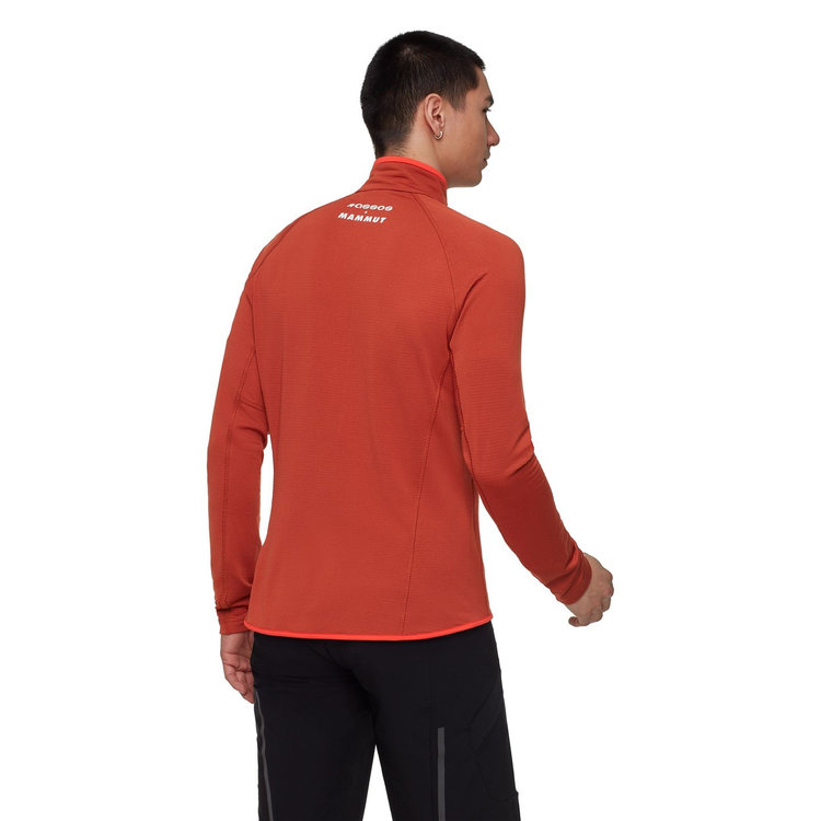 アソス×マムート エナジー ライト ミッドレイヤー ジャケット rust-mammut red