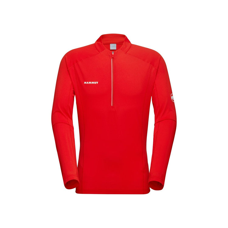 エナジー FL ハーフ ジップ ロングスリーブ アジアンフィット mammut red