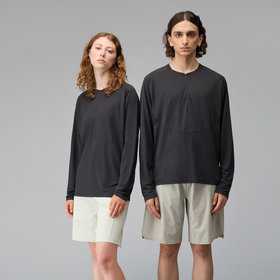 ハイキング パトロール × マムート ライト ファーストレイヤー ハーフジップ ロングスリーブ Tシャツ