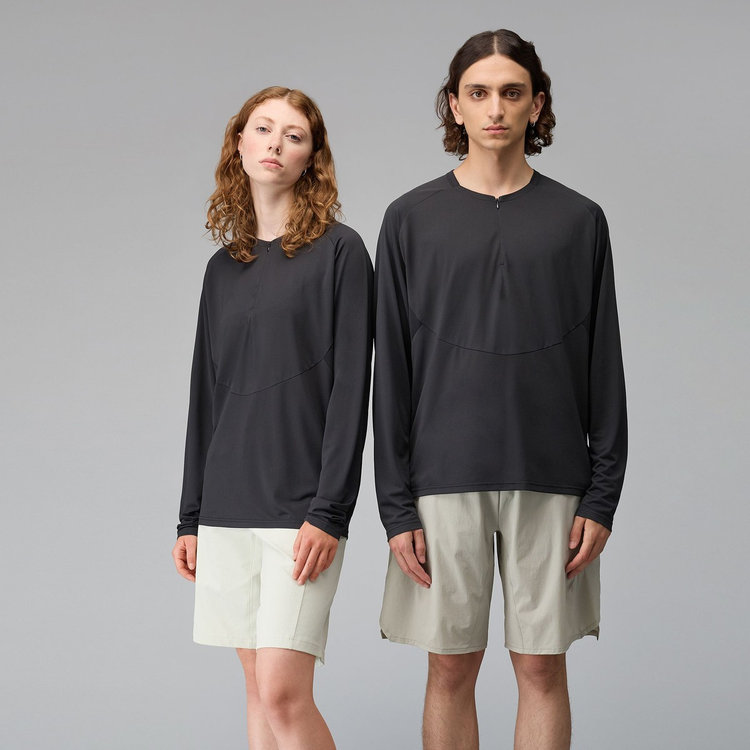 ハイキング パトロール × マムート ライト ファーストレイヤー ハーフジップ ロングスリーブ Tシャツ