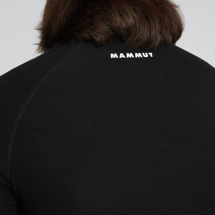ツリーウール サーマル ファーストレイヤー ハーフジップ ロングスリーブ アジアンフィット black