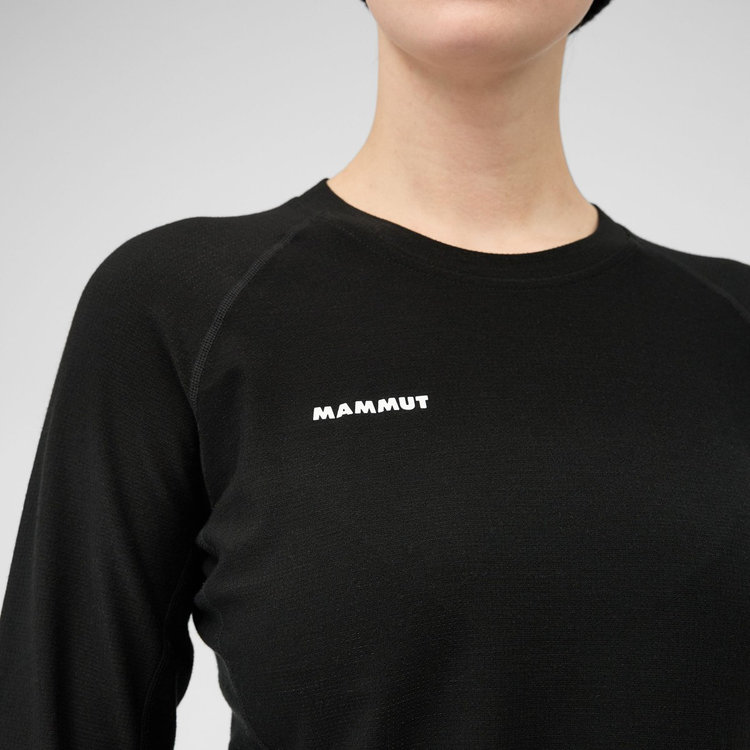 ツリーウール サーマル ファーストレイヤー ロングスリーブ アジアンフィット black