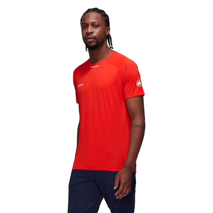 エナジー ファーストレイヤー Tシャツ アジアンフィット mammut red