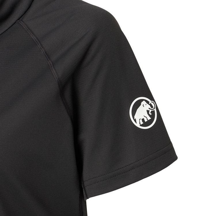 デュカン ファーストレイヤー ハーフジップ Tシャツ アジアンフィット black