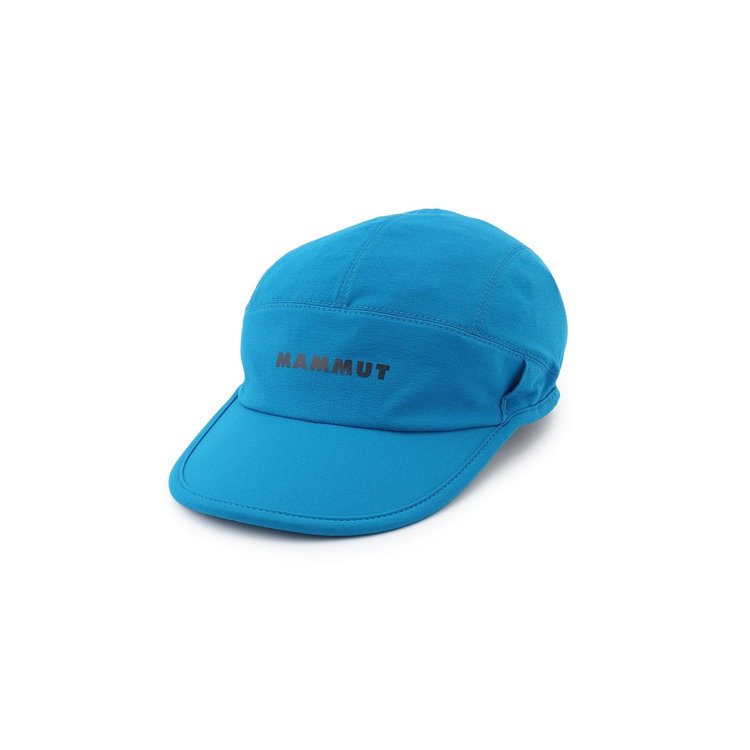 QD トレイルランニング キャップ アジアンフィット glacier blue