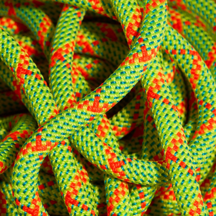 8.0アルパイン コア プロテクト ドライ ロープ 40m halo-vibrant orange