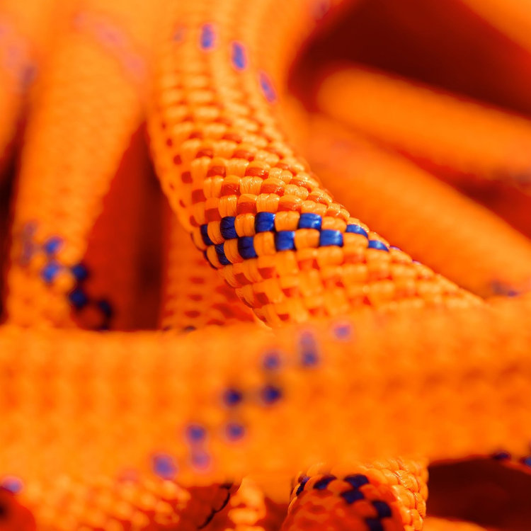 8.7 アルパイン センダー ドライ ロープ 50m fire-blue