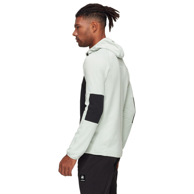 マッソーネ ミッドレイヤー フーデッド ジャケット silver sage-black