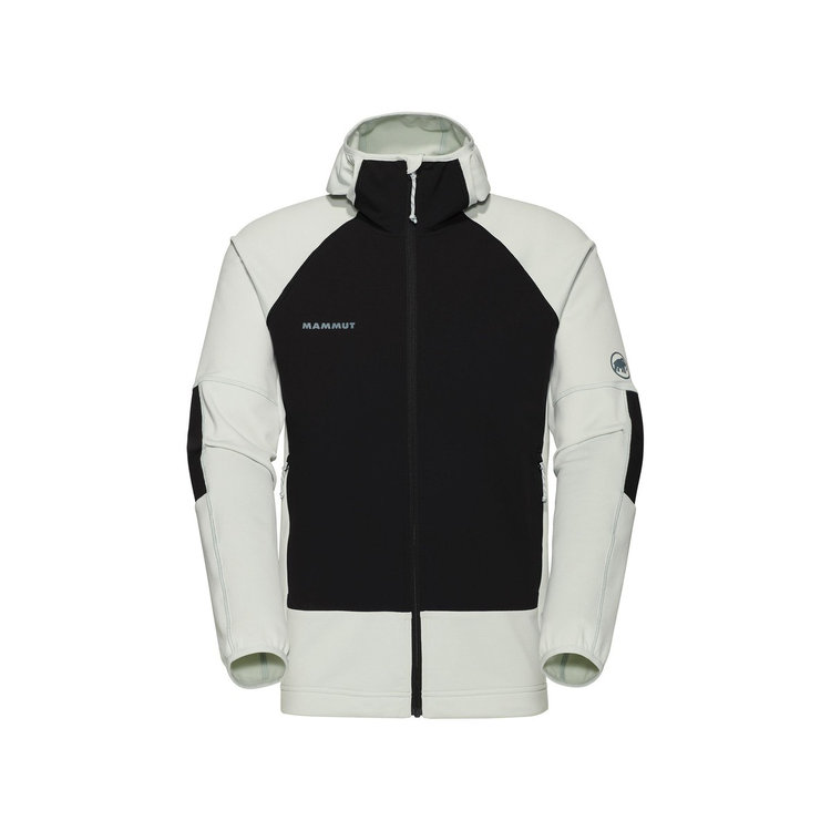 マッソーネ ミッドレイヤー フーデッド ジャケット silver sage-black