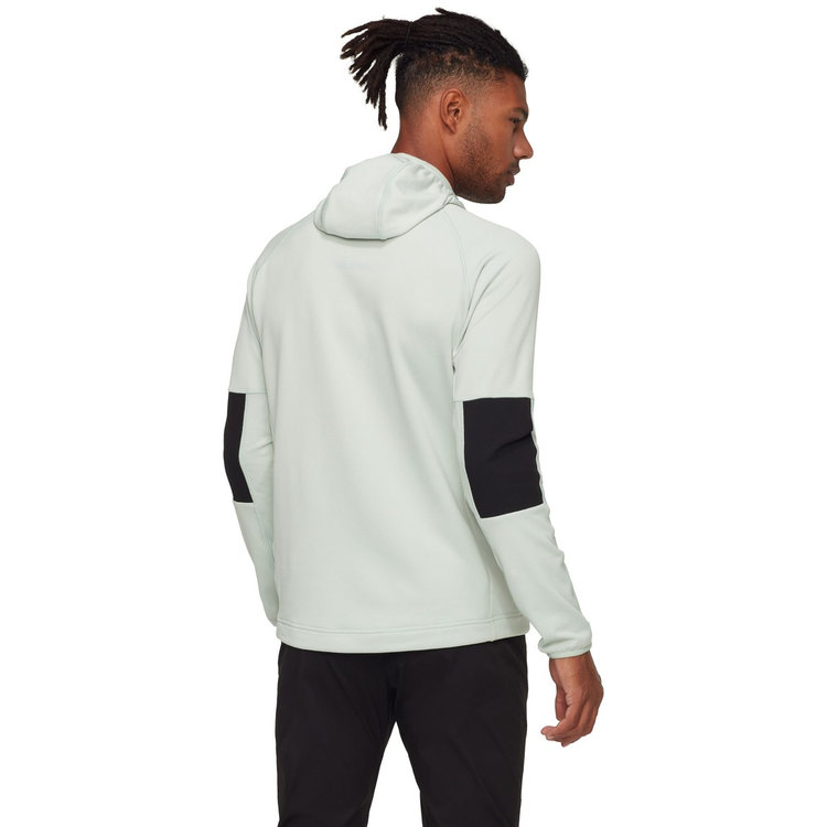 マッソーネ ミッドレイヤー フーデッド ジャケット silver sage-black