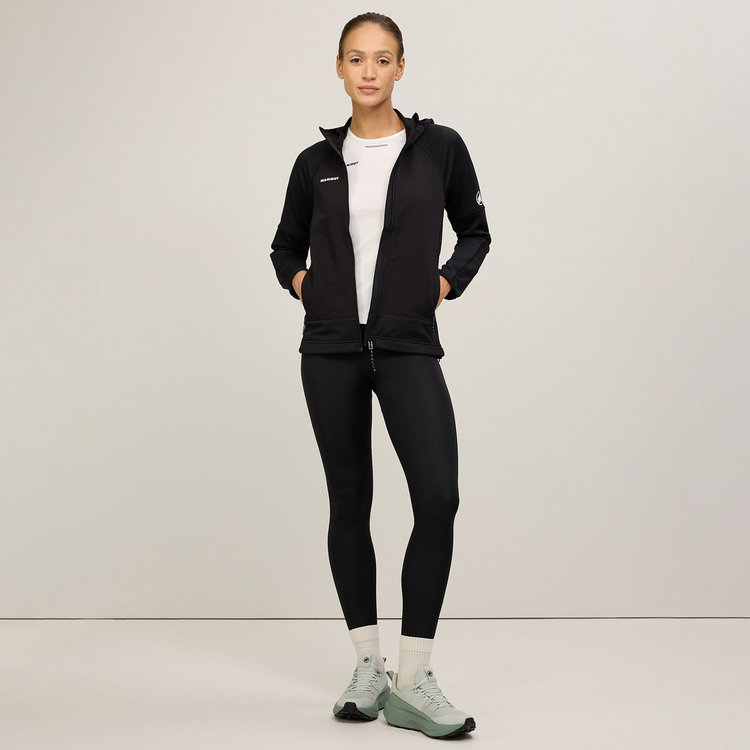 マッソーネ ミッドレイヤー フーデッド ジャケット black