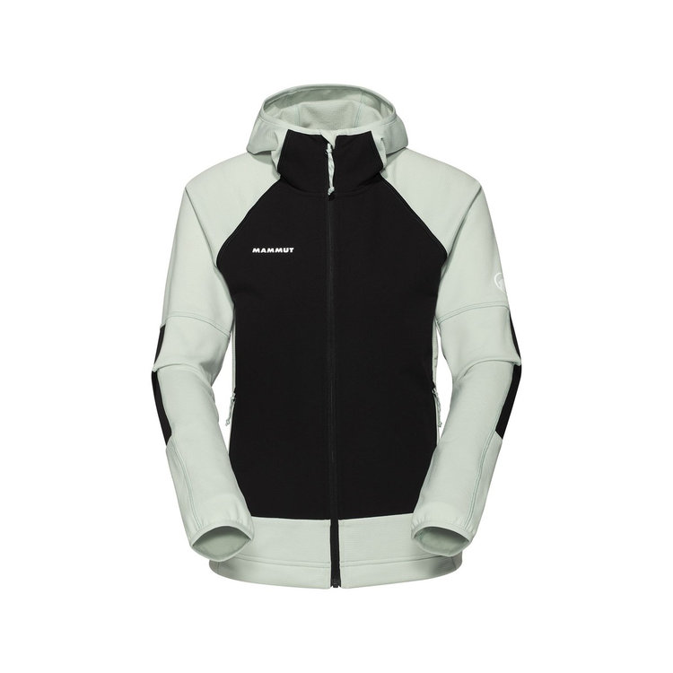 マッソーネ ミッドレイヤー フーデッド ジャケット silver sage-black