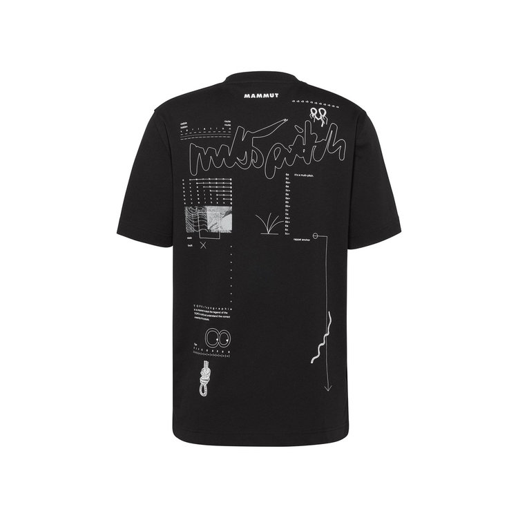 マムート ベース Tシャツ アジアンフィット  マルチピッチ black
