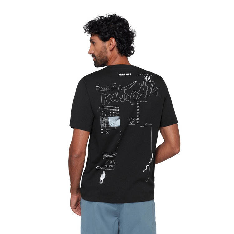 マムート ベース Tシャツ アジアンフィット  マルチピッチ black