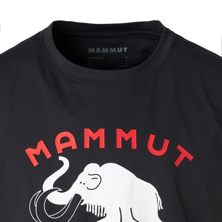 マムート ザイル Tシャツ アジアンフィット black