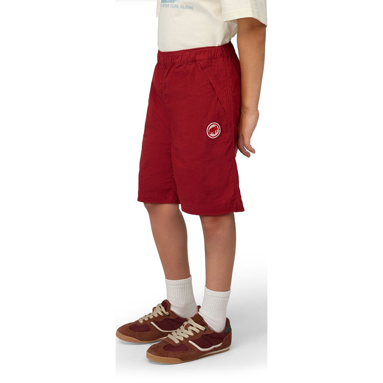 クラッグ クライミング ショーツ ミディ キッズ dark mammut red