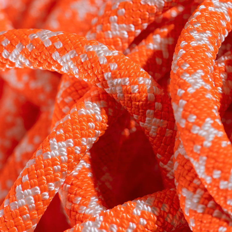 9.5 クラッグ クラシック ロープ 60m vibrant orange-white