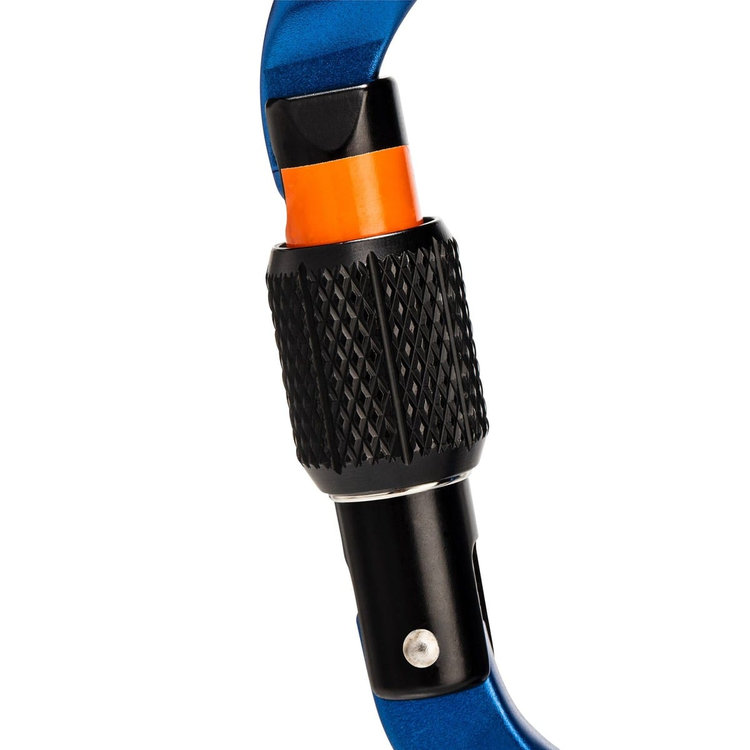 クラシック HMS スクリューゲート カラビナ Screw Gate, blue