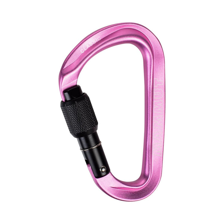 クラシック HMS スクリューゲート カラビナ Screw Gate, pink