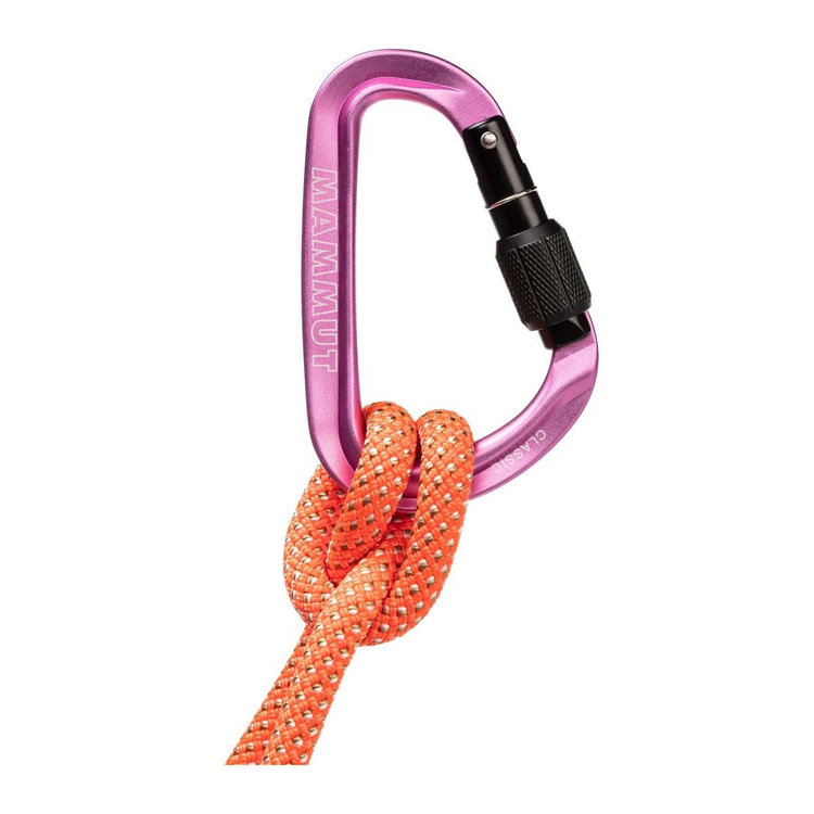 クラシック HMS スクリューゲート カラビナ Screw Gate, pink