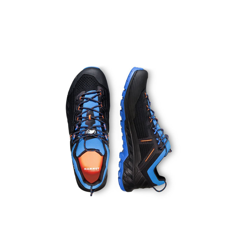 アルナスカ ニット 3 ロー ゴアテックス black-glacier blue