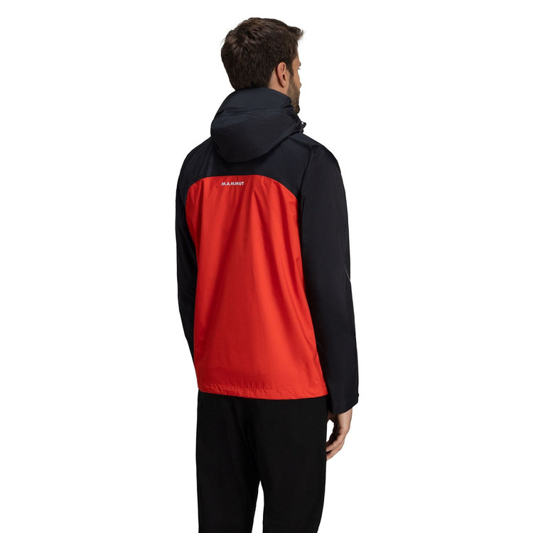 マイクロレイヤー 2.0 ハードシェル フーデッド ジャケット アジアンフィット mammut red-black