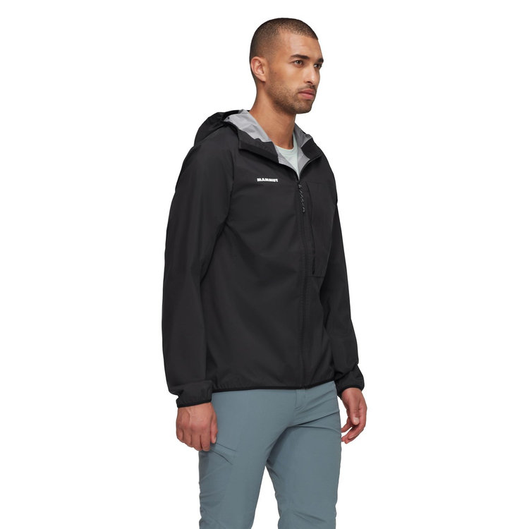 デュカン ライト ハードシェル フーデッド ジャケット アジアンフィット black