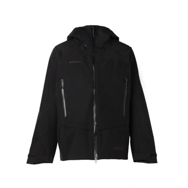 アルパイン ガイド ハードシェル フーデッド ジャケット アジアンフィット プレミアムブラック