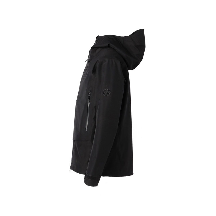 アルパイン ガイド ハードシェル フーデッド ジャケット アジアンフィット プレミアムブラック black