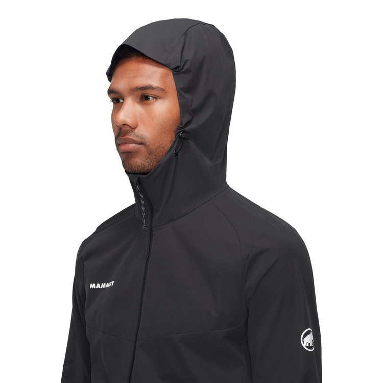 グラナイト ソフトシェル フーデッド ジャケット アジアンフィット black