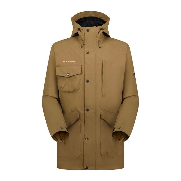 マウンテン ソフトシェル パーカー アジアンフィット dark sand