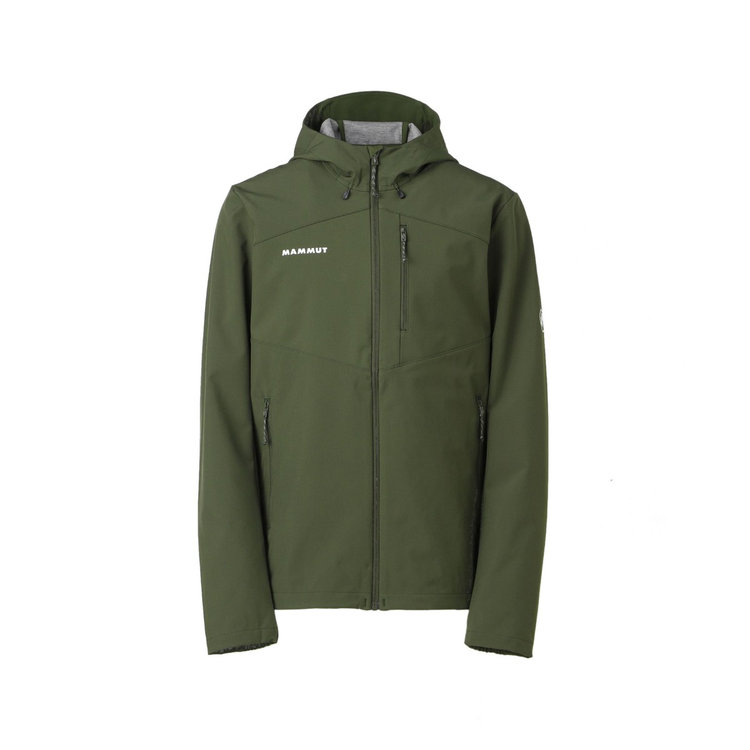 ファーナウ ソフトシェル フーデッド ジャケット dark marsh