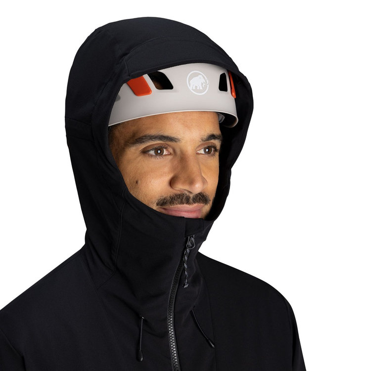 トレッカーズ ソフトシェル フーデッド ジャケット アジアンフィット black