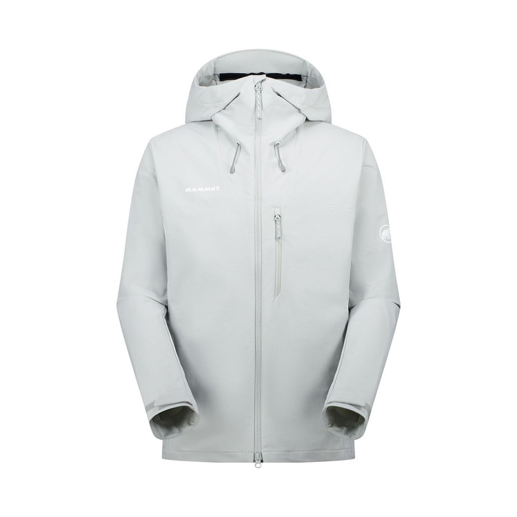 トレッカーズ ソフトシェル フーデッド ジャケット アジアンフィット silver sage