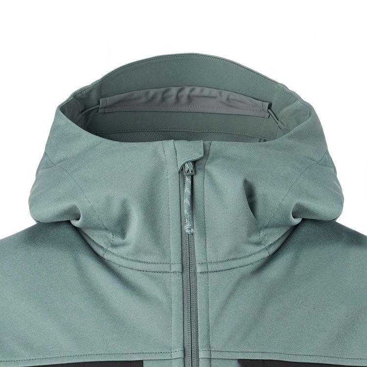 アルティメイト ８ ソフトシェル フーデッド ジャケット アジアンフィット strata-black