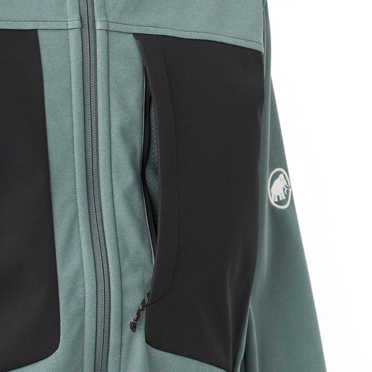 アルティメイト ８ ソフトシェル フーデッド ジャケット アジアンフィット strata-black