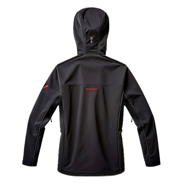 アルティメイト ８ ソフトシェル フーデッド ジャケット アジアンフィット 25 イヤーズ black