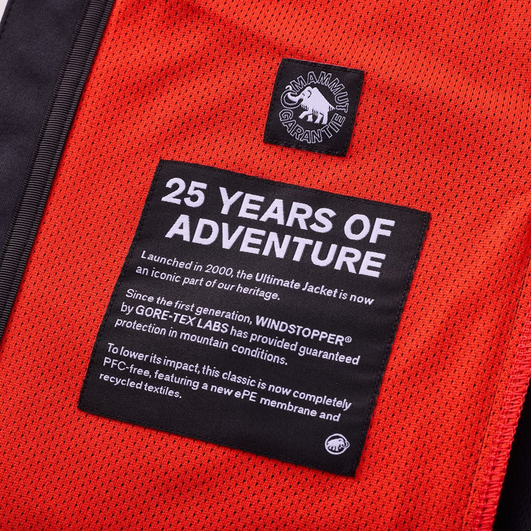 アルティメイト ８ ソフトシェル フーデッド ジャケット アジアンフィット 25 イヤーズ black