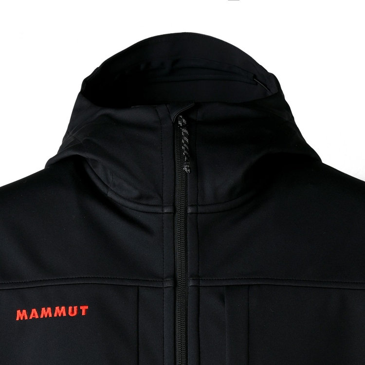 アルティメット 8 ソフトシェル フーデッド ジャケット アジアンフィット クラシック black
