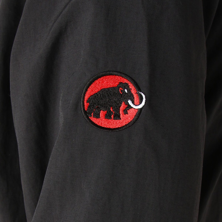 ハイキング ウィンドブレーカー フーデッド ジャケット アジアンフィット クラシック black