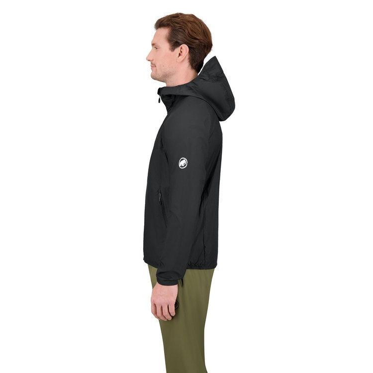 コンベイ ウィンドブレーカー フーデッド ジャケット アジアンフィット black