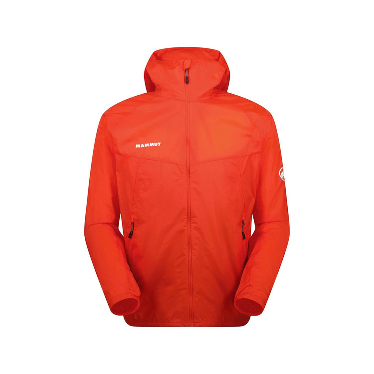 コンベイ ウィンドブレーカー フーデッド ジャケット アジアンフィット mammut red